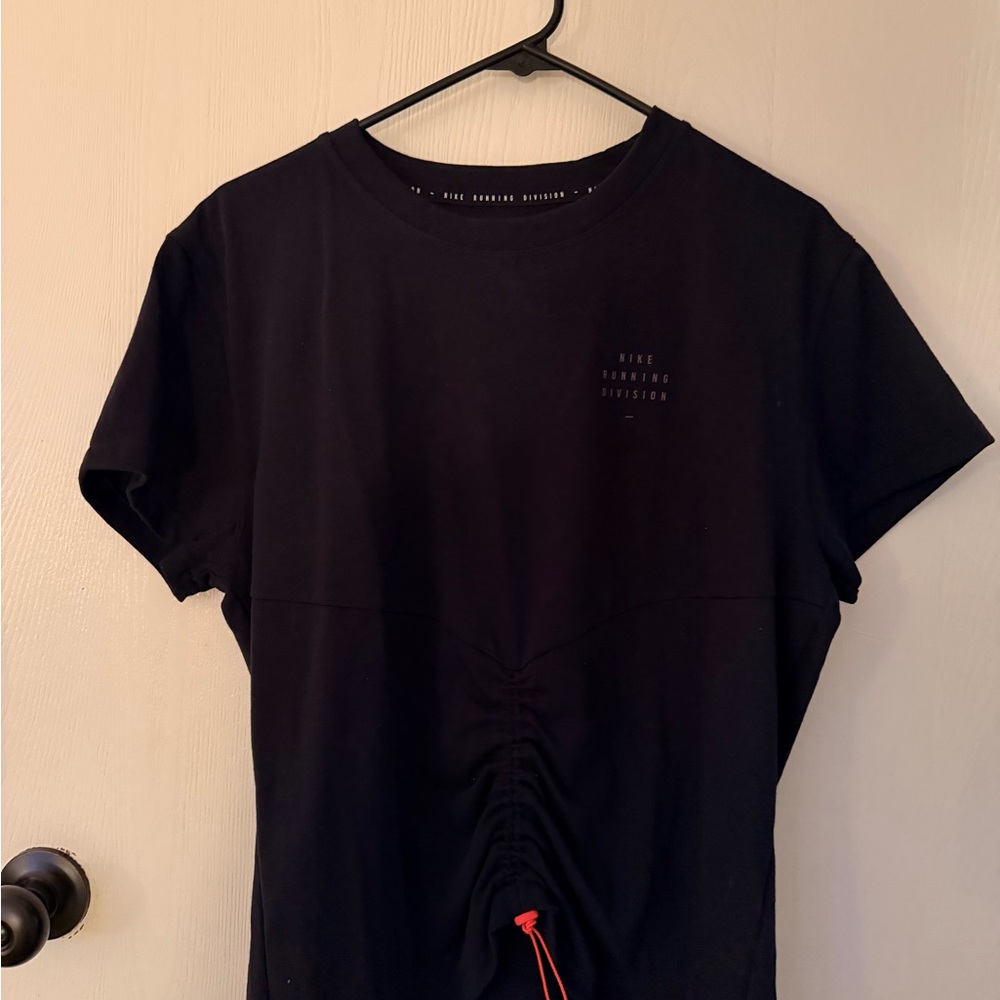 Nike Black Tee with Red Accent